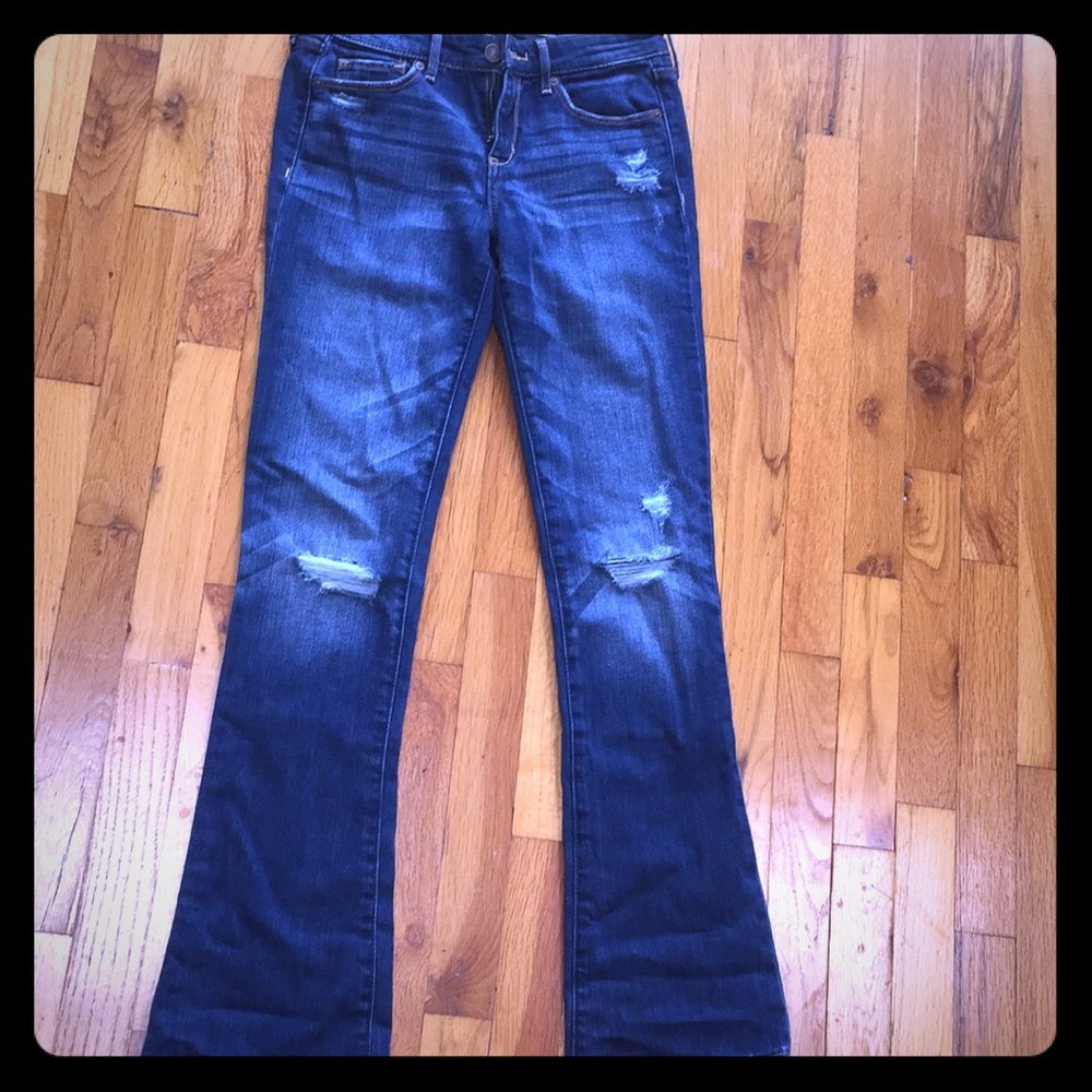 A&F ripped jeans